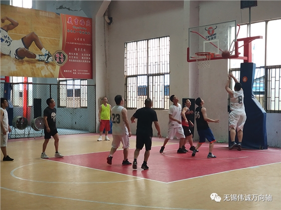 偉誠萬(wàn)向軸籃球友誼賽